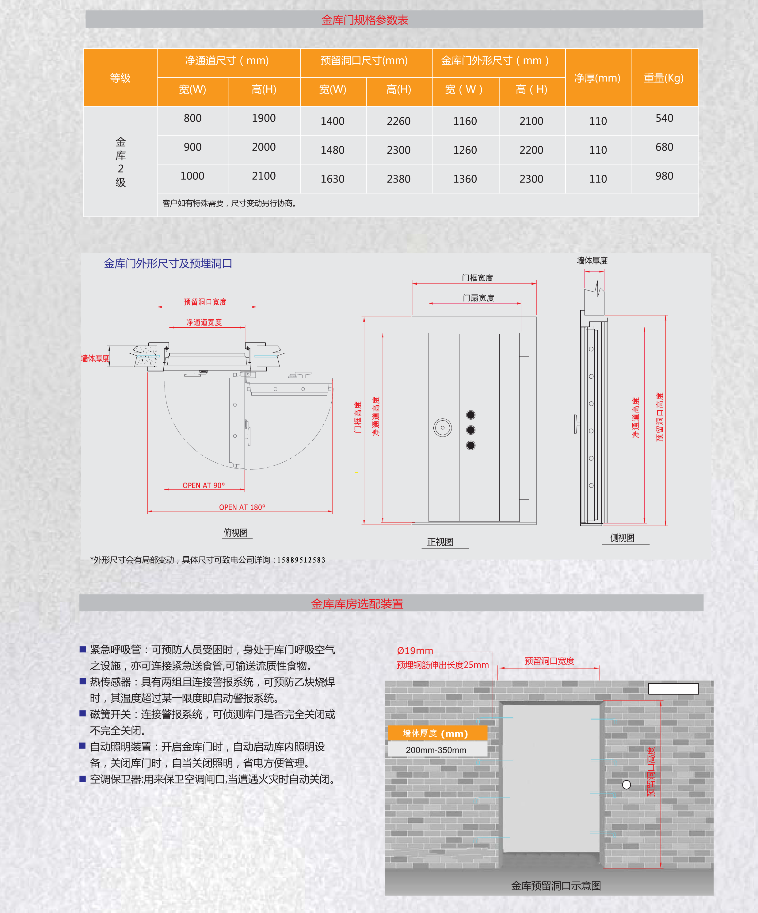 B級銀行金庫門(mén)